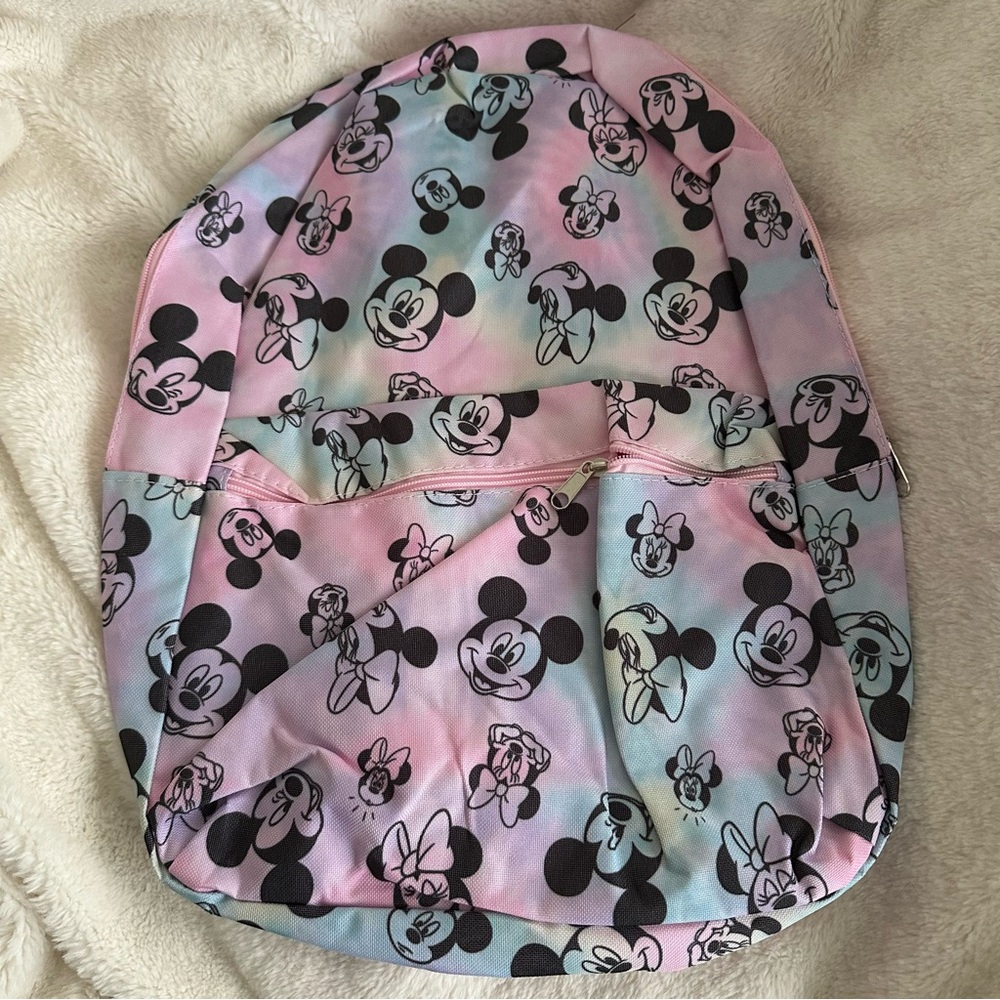 Fast Forward Disney Mickey Mouse Retro Tie Dye School Backpack: NWT